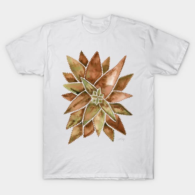 Sepia Aloe Vera T-Shirt by CatCoq